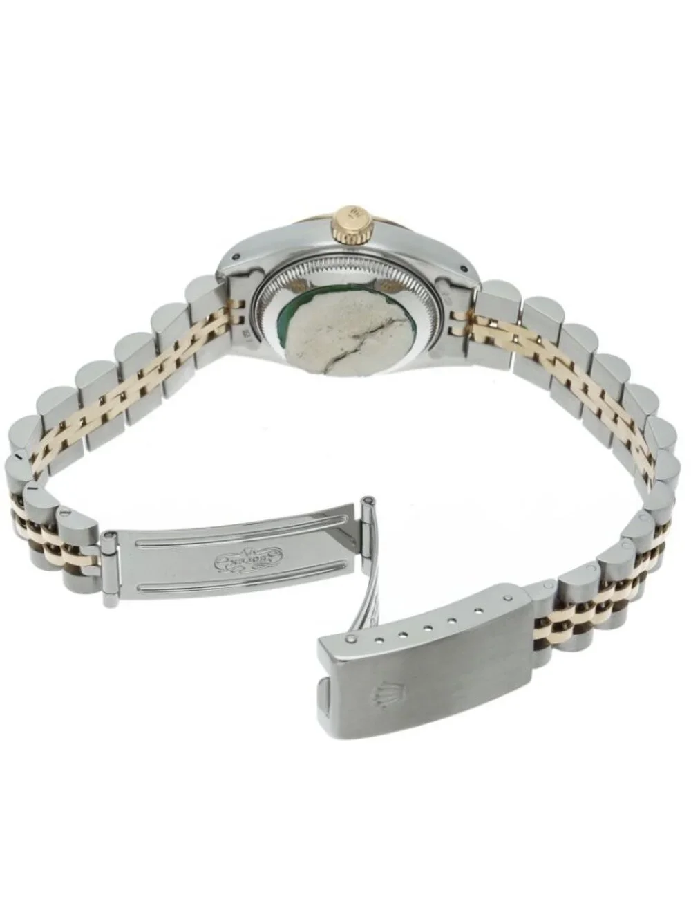 Rolex Datejust Watch 18k Yellow Gold SS White